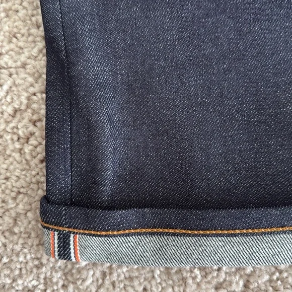 HIROSHI Kato Men’s size 33/30 Hammer Straight Indigo Raw 14oz Selvedge Jeans NWT - Picture 6 of 6